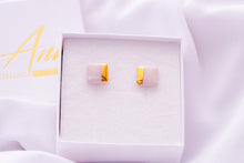 Laden Sie das Bild in den Galerie-Viewer, Square Earring in Blush