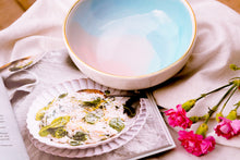 Laden Sie das Bild in den Galerie-Viewer, LIMITED EDITION - BOWL LANDSCAPE🥣🌿 - Blues & Blush