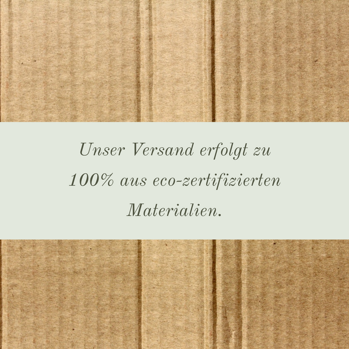 Wir setzen auf recycelbare Verpackungmaterialien