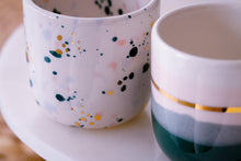 Load image into Gallery viewer, &quot;Landscape Cups&quot; 2er-Set in Emerald Sparke