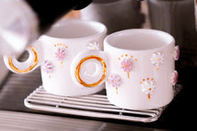 Load image into Gallery viewer, BLOOM set of 2 espresso cups, 0.8 dl (with saucer / incl. saucers)