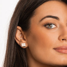 Load image into Gallery viewer, Square Earring in Blush