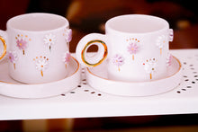 Load image into Gallery viewer, BLOOM set of 2 espresso cups, 0.8 dl (with saucer / incl. saucers)