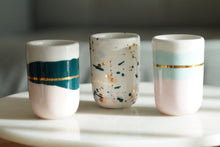 Load image into Gallery viewer, &quot; Landscape&quot; 3er-Set Espresso Cups, 80 ml - ✨ Emerald Harmony Collection