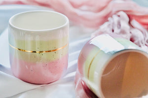 2ER-SET - GRANDE CAPPUCCINO CUP, 280 ML - BUBBLE GUM -