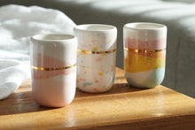 Load image into Gallery viewer, &quot;Landscape&quot; 3er-Set Espresso Cups, 80 ml - ✨ Golden Sunrise Collection ☀️🌸