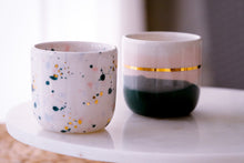 Load image into Gallery viewer, &quot;Landscape Cups&quot; 2er-Set in Emerald Sparke