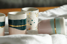 Load image into Gallery viewer, &quot; Landscape&quot; 3er-Set Espresso Cups, 80 ml - ✨ Emerald Harmony Collection