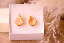 Load image into Gallery viewer, Earring Mandarine &amp; Golden Rim