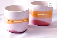 Laden Sie das Bild in den Galerie-Viewer, Single Latte Cup, 4.0 dl - Rose &amp; Peachy Blushes Love -