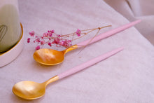 Load image into Gallery viewer, Golden Spoon in Pink &amp; Mat Gold