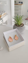 Load image into Gallery viewer, Earring Mandarine &amp; Golden Rim