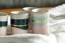 Load image into Gallery viewer, &quot; Landscape&quot; 3er-Set Espresso Cups, 80 ml - ✨ Emerald Harmony Collection