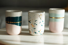 Load image into Gallery viewer, &quot; Landscape&quot; 3er-Set Espresso Cups, 80 ml - ✨ Emerald Harmony Collection