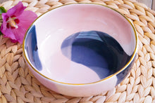 Laden Sie das Bild in den Galerie-Viewer, &quot;Landscape&quot; BOWL in Dark blue, Violet &amp; blush