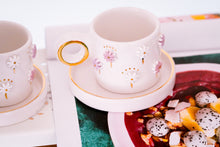 Load image into Gallery viewer, BLOOM set of 2 espresso cups, 0.8 dl (with saucer / incl. saucers)