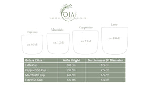 SINGLE "Landscape" Latte Cup, 4.0 dl in FOREST GREENS & LILAC