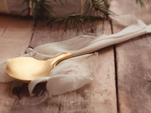 Load image into Gallery viewer, Golden Spoon in Beige &amp; Mat Gold