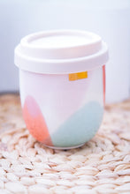 Load image into Gallery viewer, &quot;Landscape&quot; Sip n&#39; Go Cup 2.5 dl in Aqua &amp; Berry Blushes