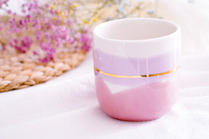 "Landscape" Latte Cup, 4.0 dl in Lilac n' Rosé
