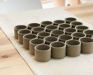 THE BLOOM 2er-Set Espresso Cups, 1.5 dl mit Untersetzer