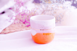 "Landscape" Latte Cup, 4.0 dl in Juicy orange & pink