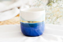 Load image into Gallery viewer, &quot;Landscape&quot; Latte Cup, 4.0 dl in Mint green &amp; Lavender blue