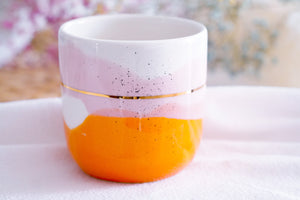 "Landscape" Latte Cup, 4.0 dl in Juicy orange & pink