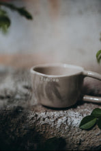 Load image into Gallery viewer, Pinch Cup - Warm Grey - Cappuccino &amp; Tea Cup, ca. 2.5 dl - O I A  ceramics