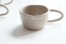Load image into Gallery viewer, Pinch Cup - Warm Grey - Cappuccino &amp; Tea Cup, ca. 2.5 dl - O I A  ceramics