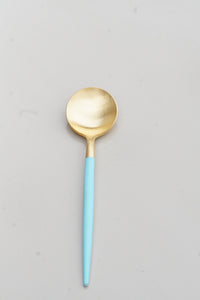 Golden Spoon Turquoise blue