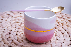 Golden Spoon in Pink & Mat Gold