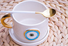 Laden Sie das Bild in den Galerie-Viewer, Golden Spoon in White &amp; Mat Gold
