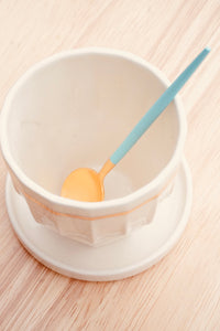 Golden Spoon Turquoise blue