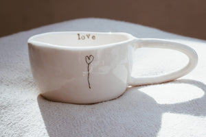 Pinch Cup - love heart - Big Cup, 2.5 dl