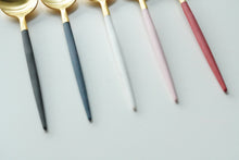 Load image into Gallery viewer, Golden Spoon in Dark Blue &amp; Mat Gold - O I A  ceramics