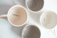 Load image into Gallery viewer, Pinch Cup - Warm Grey - Cappuccino &amp; Tea Cup, ca. 2.5 dl - O I A  ceramics