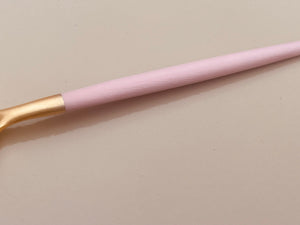 Golden Spoon in Pink & Mat Gold - O I A  ceramics