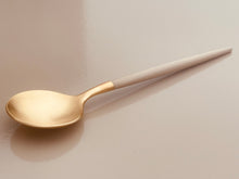 Load image into Gallery viewer, Golden Spoon in Beige &amp; Mat Gold